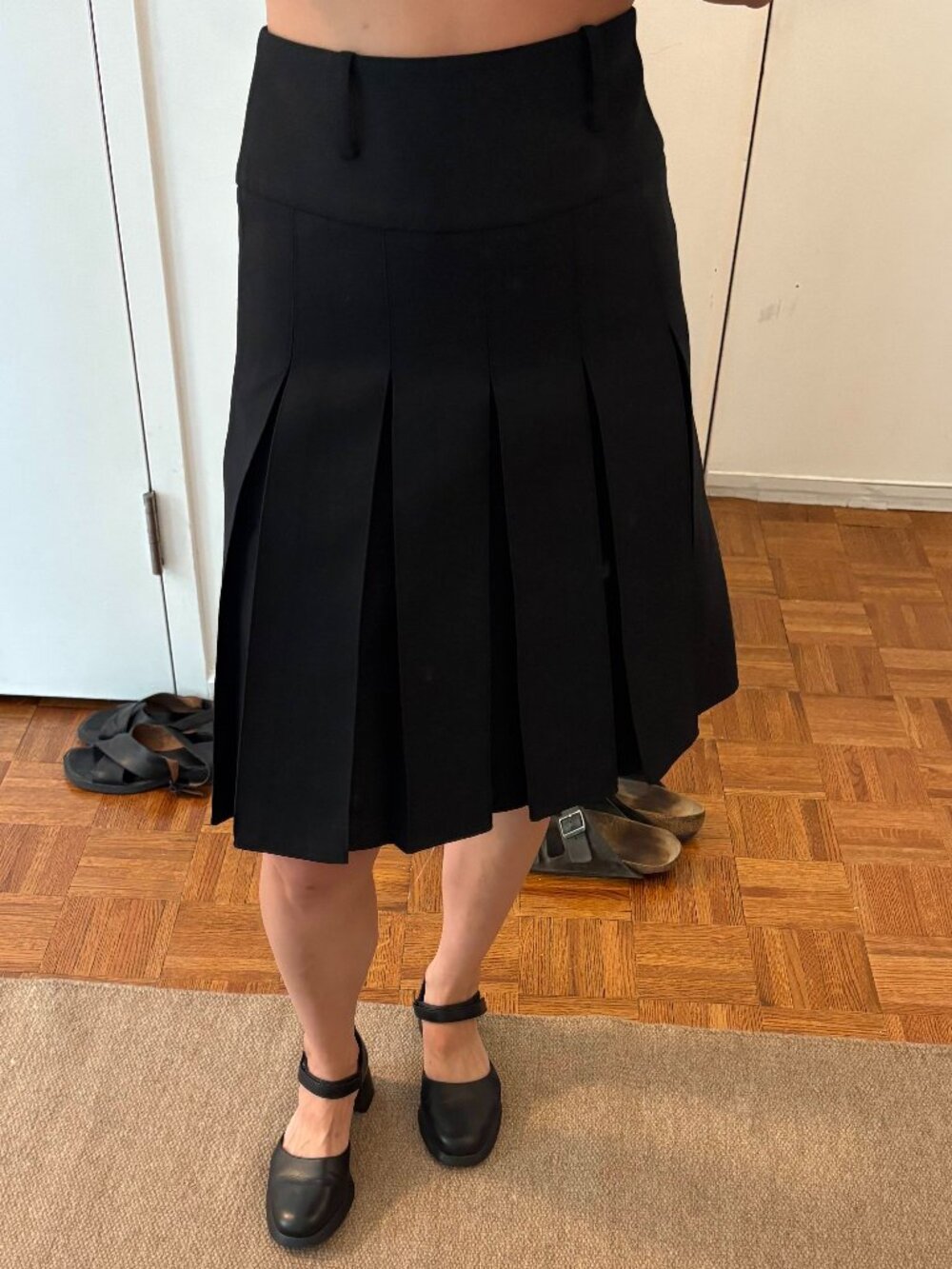 Fax Copy Express Pleated Skirt
